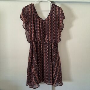 Bar lll Aztec Print Dress Size S
